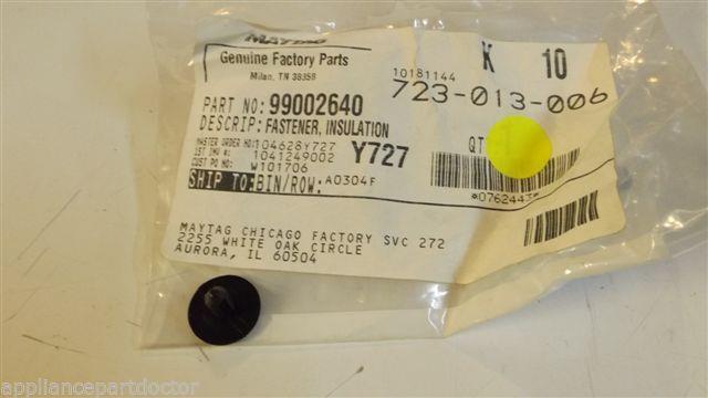 MAYTAG WHIRLPOOL DISHWASHER 99002640 Fastener NEW IN BAG MAYTAG WHIRLPOOL DISHWASHER 99002640 Fastener NEW IN BAG